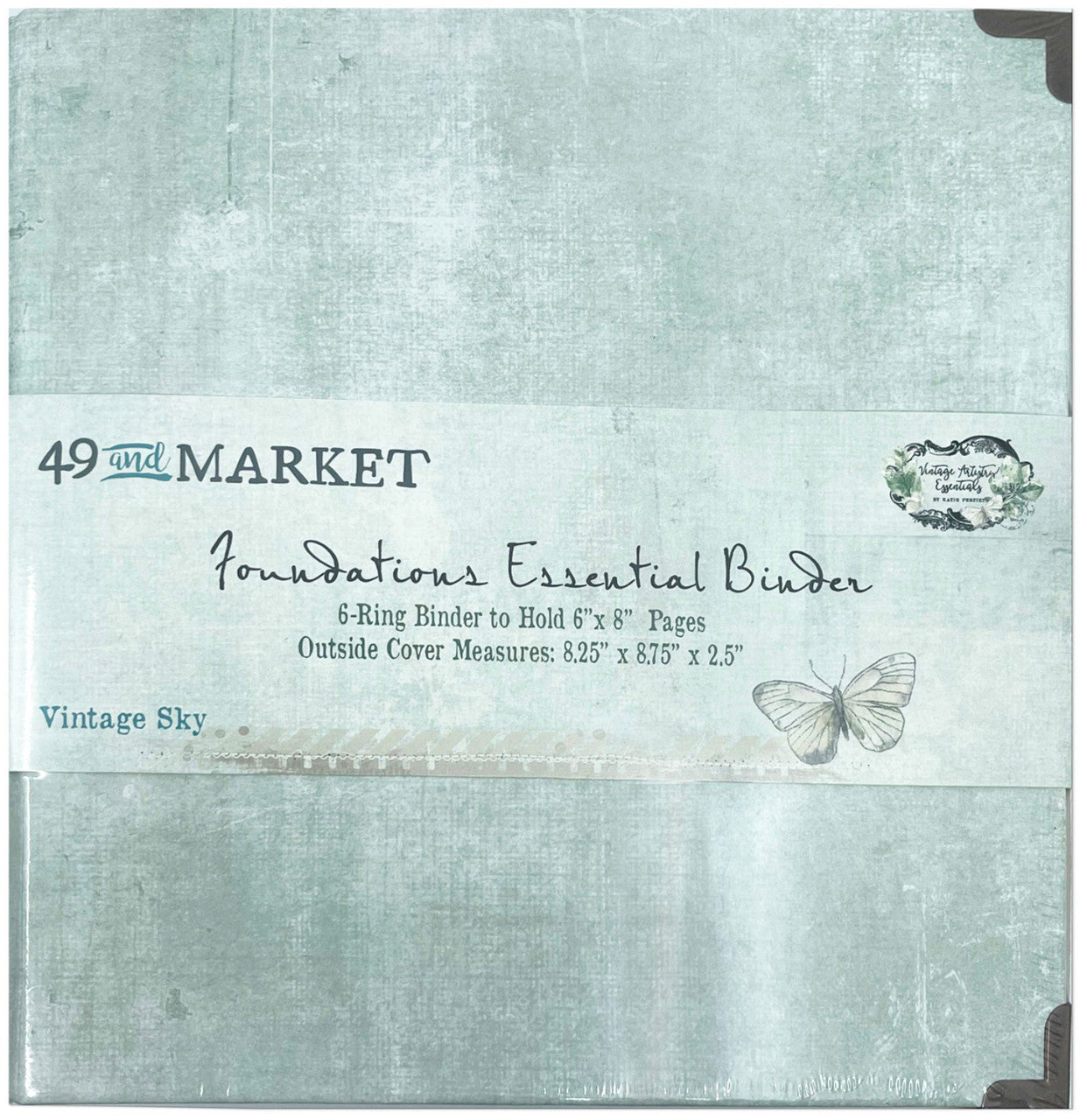 49 &amp; Market Foundations Essential Binder - Vintage Sky